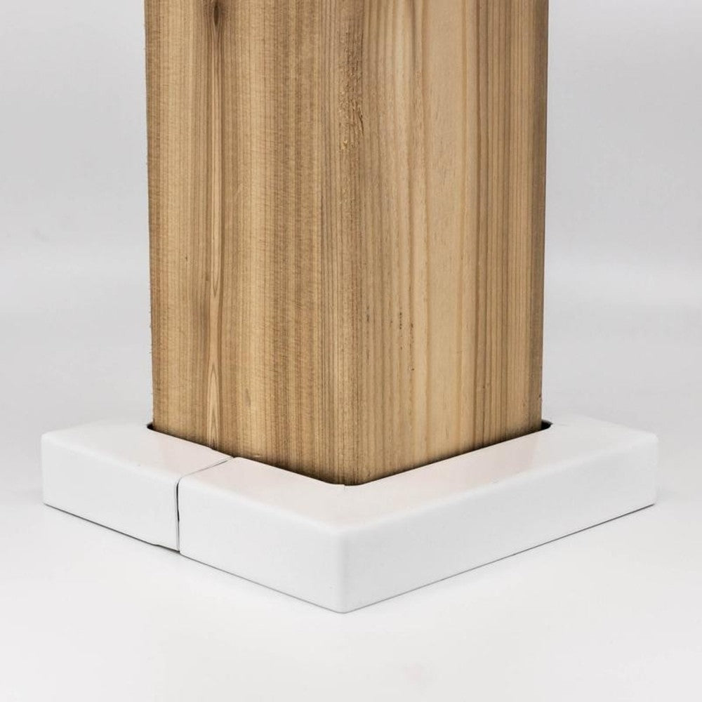 TITAN Metal Post Skirt for Wood Posts