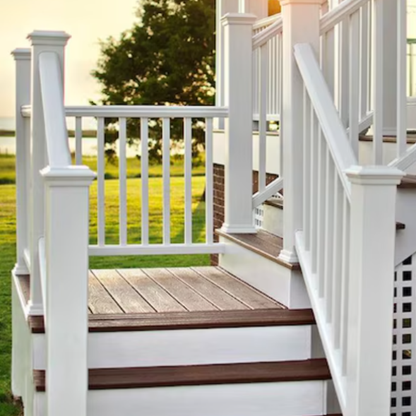 Trex® Transcend Stair Rail & Square Baluster Kit Composite Railing Trex   