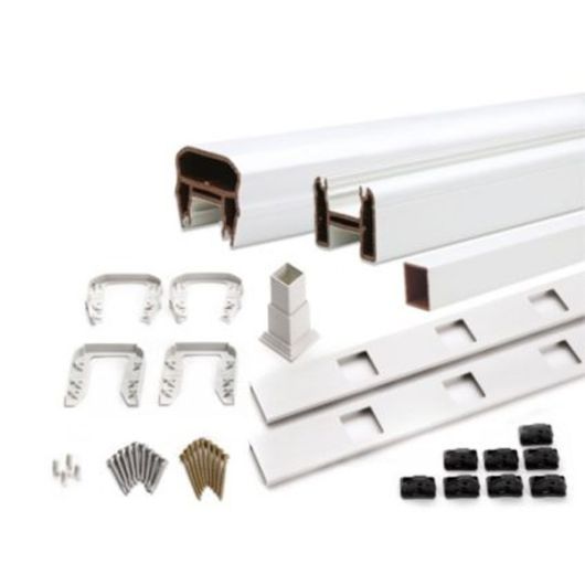 Trex® Transcend Horizontal Rail & Round Baluster Kit Composite Railing Trex   