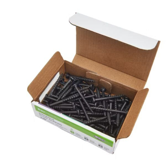 TREX Enhance Plug System Screws: Black, Epoxy, 2"