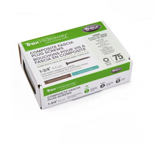 TREX Fascia Plug Screw: 75ct, 1-3/4"