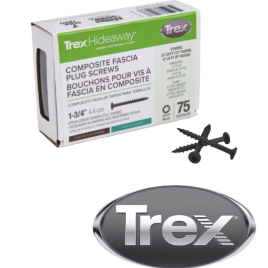 TREX Fascia Plug Screw: 75ct, 1-3/4"