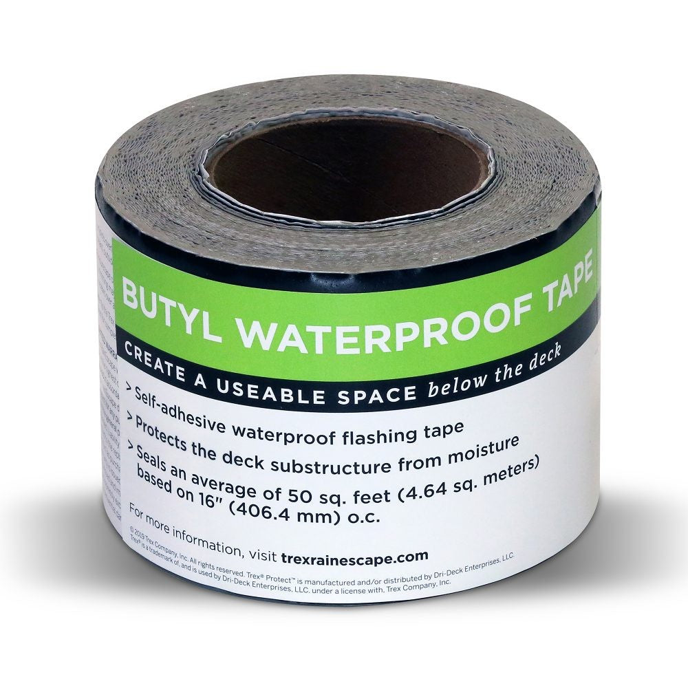TREX RainEscape: Butyl Tape, 4"x50' Roll
