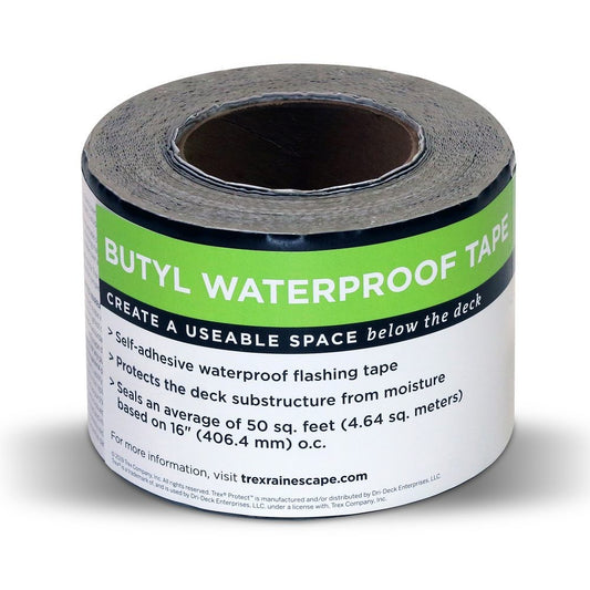 TREX RainEscape: Butyl Tape, 4"x50' Roll