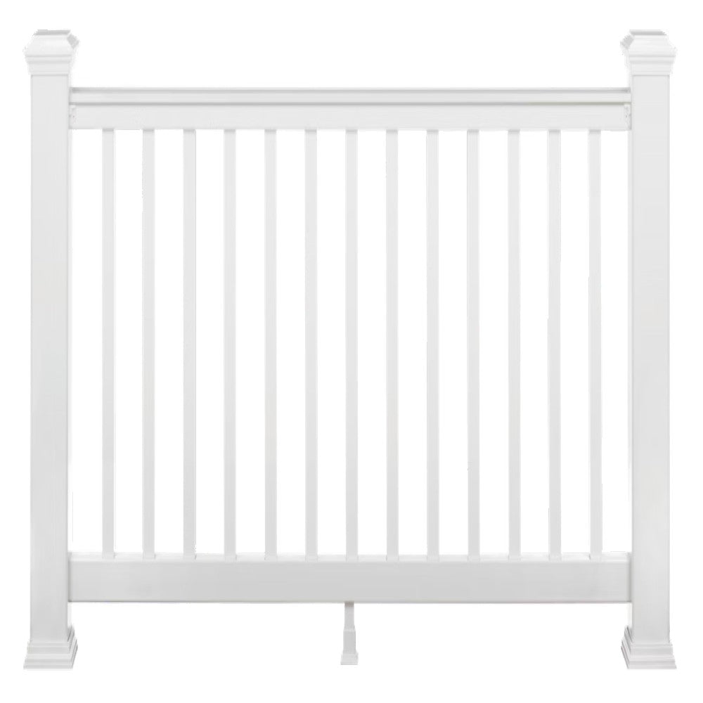 TREX Select Composite T-Rail and White Square Baluster Kit