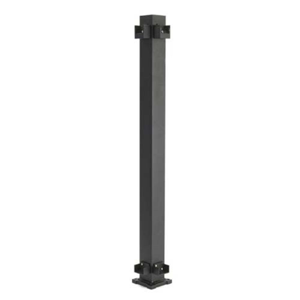 TREX Signature Aluminum Pre-Bracketed Railing Post