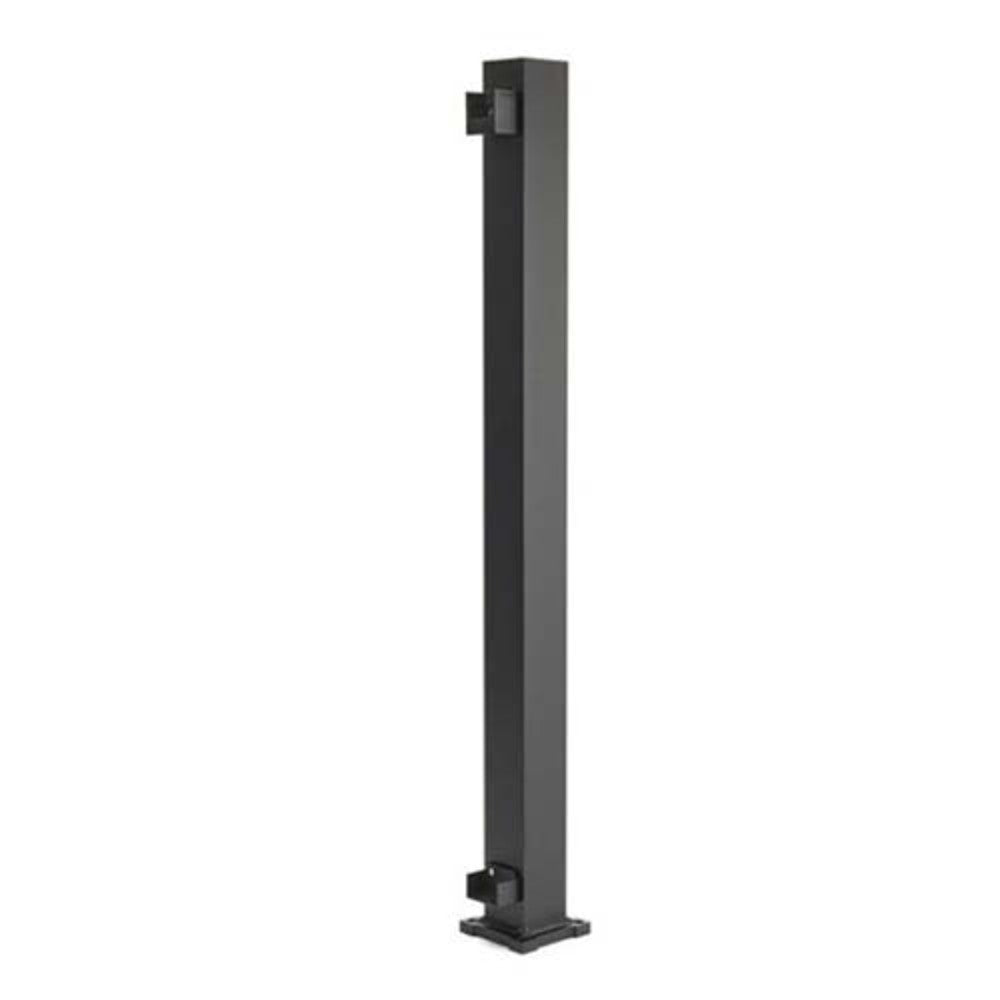 TREX Signature Aluminum Pre-Bracketed Railing Post