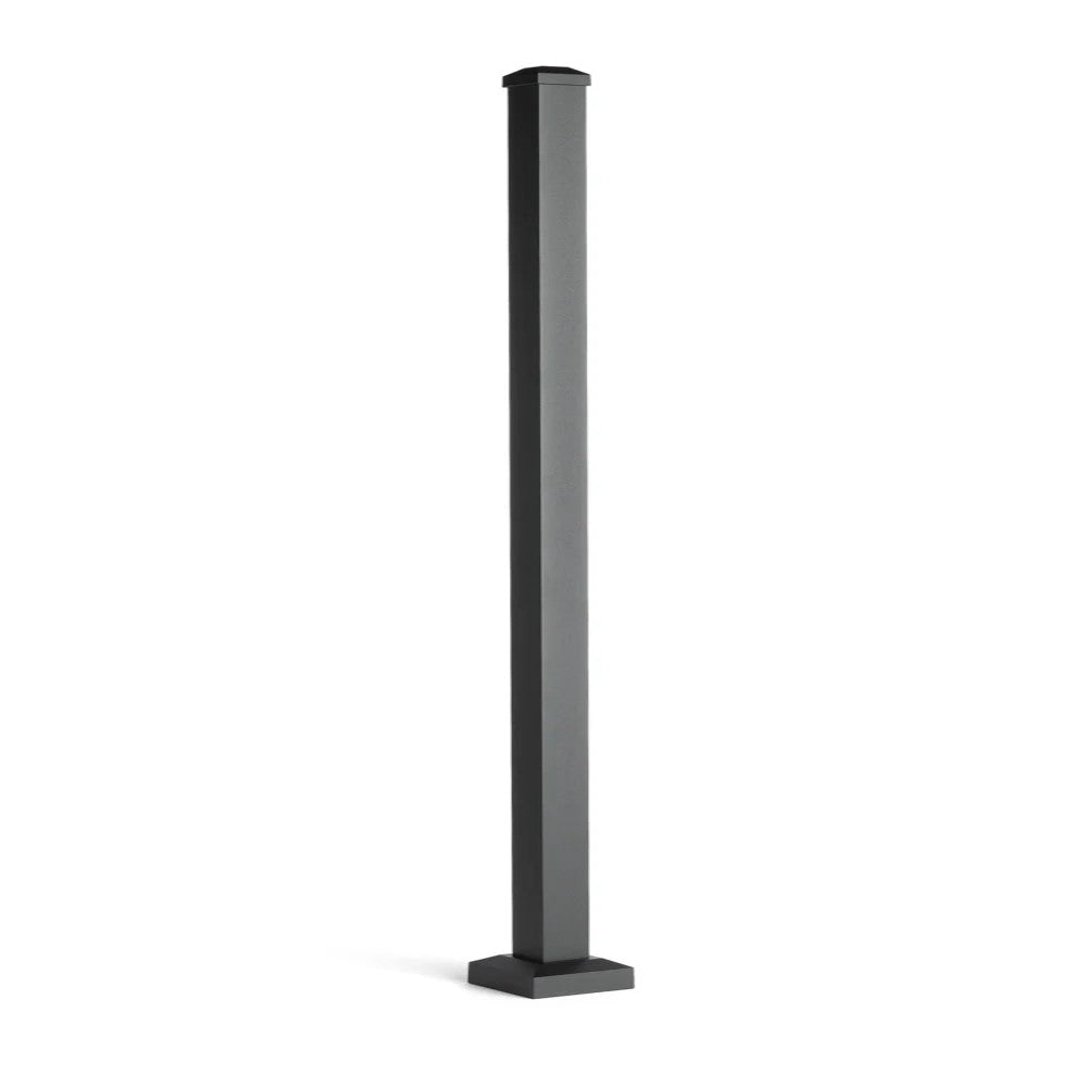 TREX Signature Aluminum Pre-Bracketed Railing Post