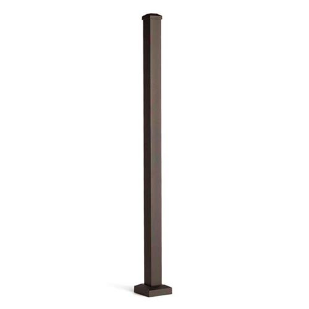 TREX Signature Aluminum Pre-Bracketed Railing Post