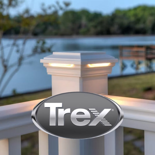 TREX Transcend Flat Post Cap Light