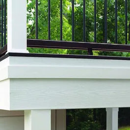 TREX Universal Woodgrain White Composite Fascia & Riser Board