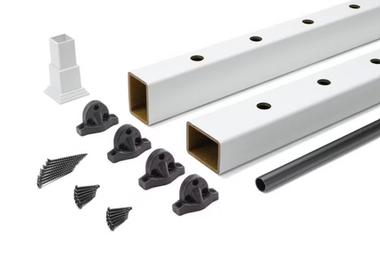 Trex® Select Classic Stair Rail & Round Baluster Kit Composite Railing Trex   