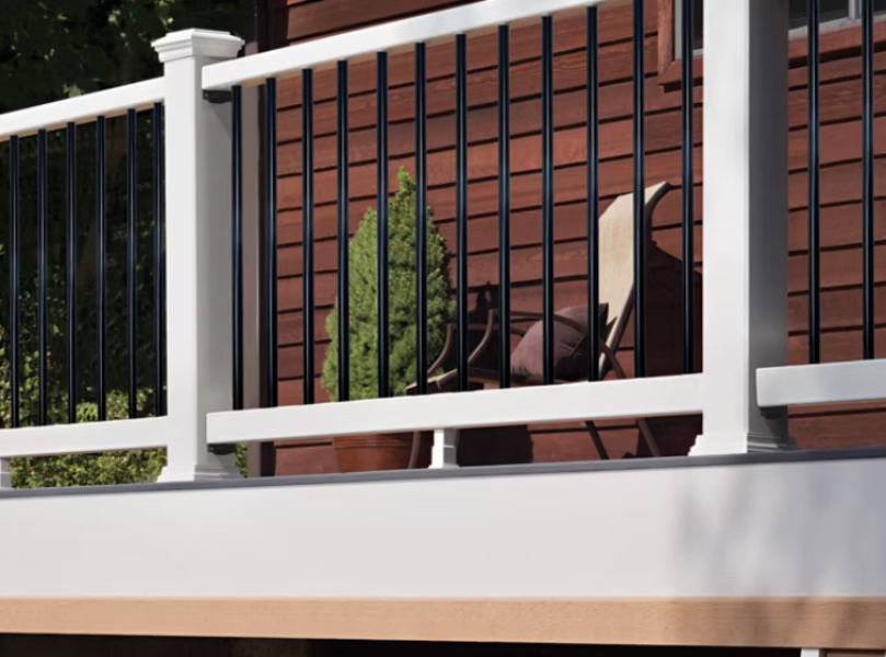 Trex® Select Classic Horizontal Rail & Round Baluster Kit Composite Railing Trex   