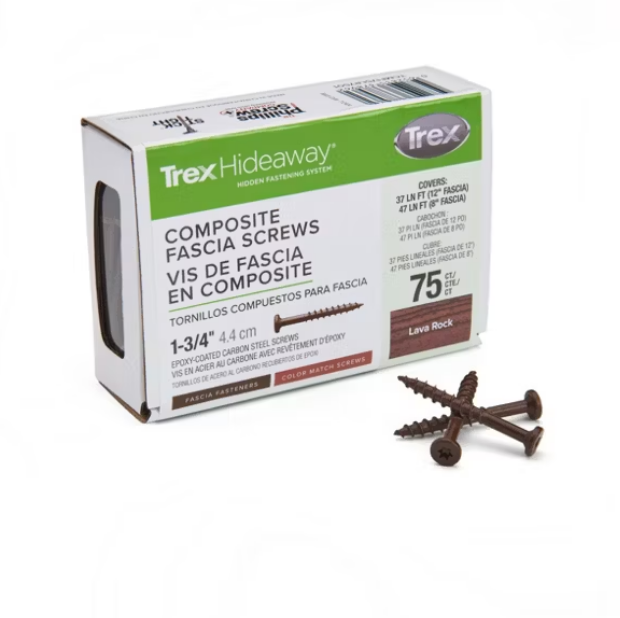 Trex Transcend® Color-Matched Fascia Screws