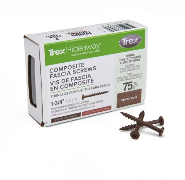 Trex Transcend® Color-Matched Fascia Screws