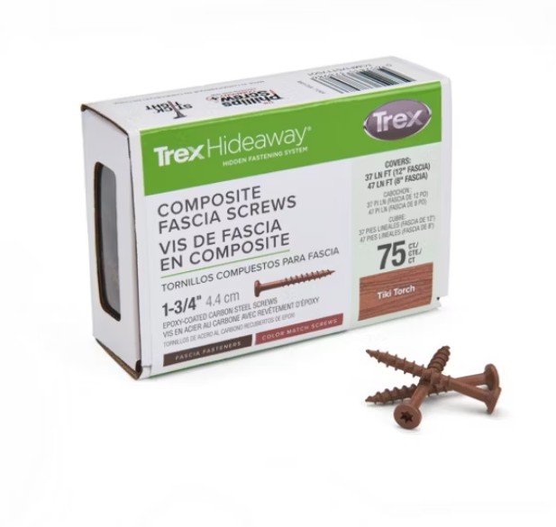 Trex Transcend® Color-Matched Fascia Screws
