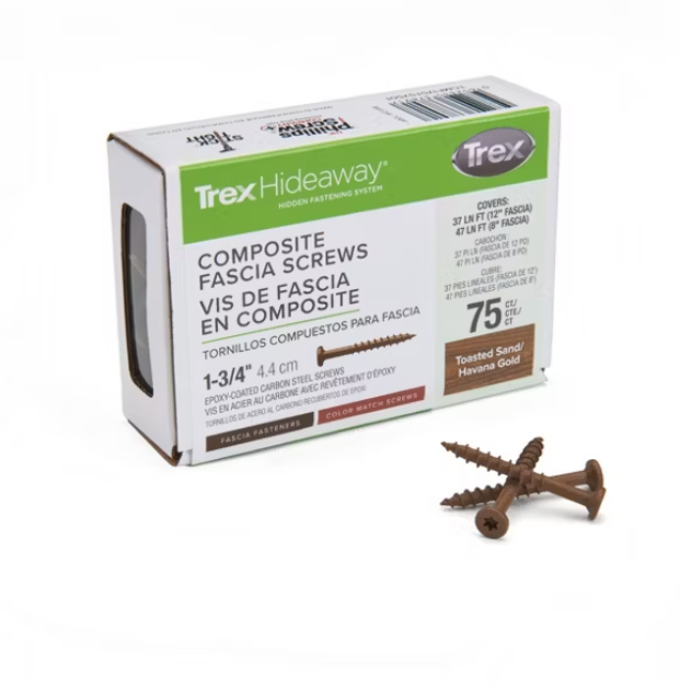 Trex Transcend® Color-Matched Fascia Screws