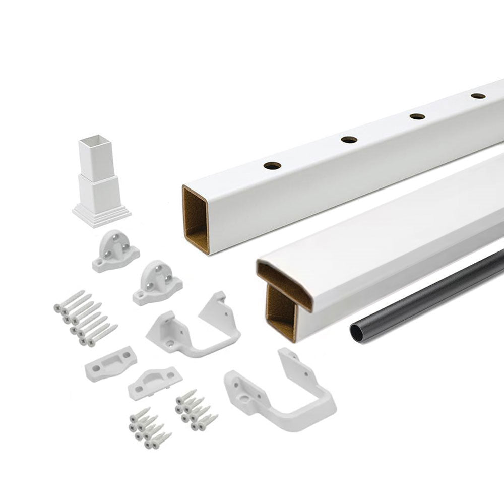 Trex® Select T-Rail Stair Rail & Round Baluster Kit Composite Railing Trex   