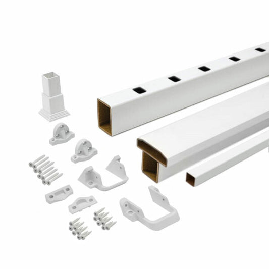 Trex® Select T-Rail Horizontal Rail & Square Baluster Kit Composite Railing Trex   