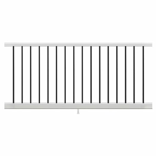 Trex® Select T-Rail Horizontal Rail & Round Baluster Kit Composite Railing Trex   