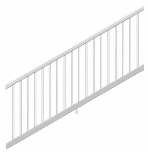 Trex® Select T-Rail Stair Rail & Square Baluster Kit Composite Railing Trex   