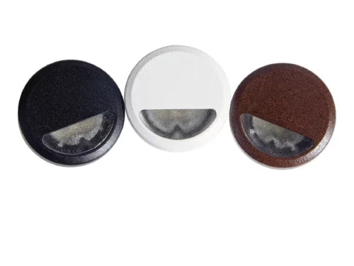 trex led riser light in black white and bronze