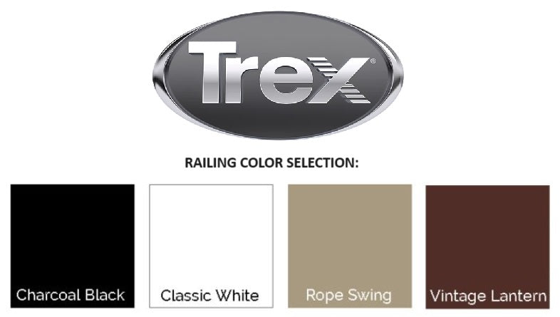 Trex Transcend® 6’ and 8' Stair Infill Kit for Square or Round Balusters Aluminum Railing Trex   