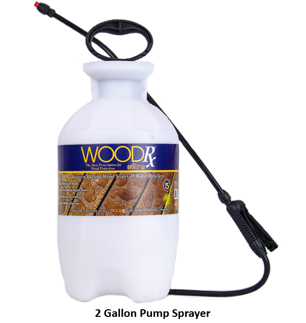 WOOD Rx Ultra Transparent Sealer & Stain with Sprayer