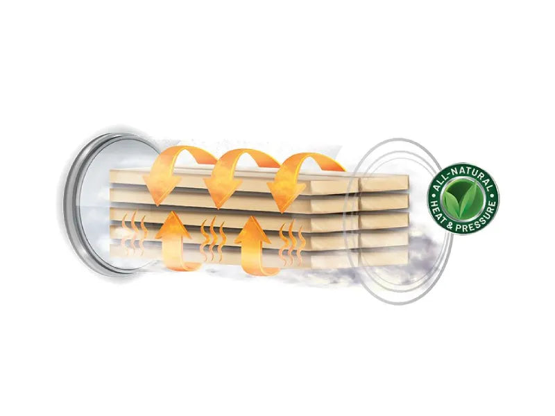 Edge thermal wood siding