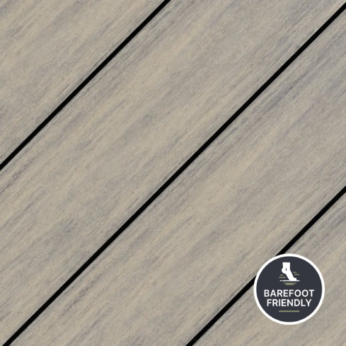 Wolf Serenity® Tropical Collection Deck Board Decking Wolf Home Products 12 ft Silver Teak Solid Edge