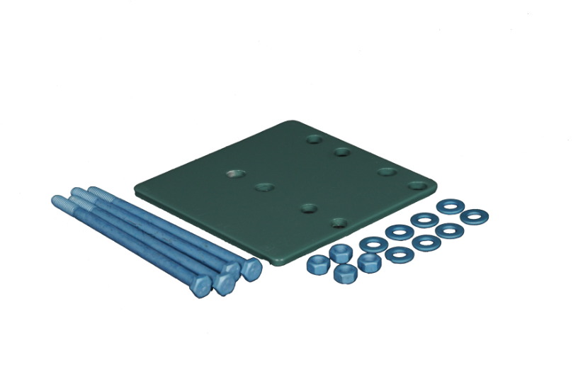 Wolf Railing - Wood Mounting Hardware PVC Railing Wolf Angle Wizard Wood Mount Hardware  