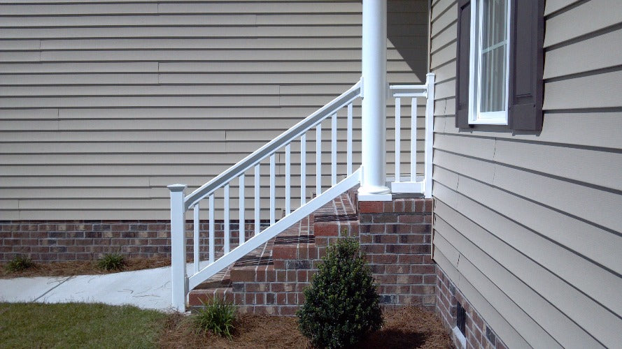 Southern Vinyl - T-Rail Stair Kits - 36" High Vinyl Railing Southern Vinyl Manufacturing   