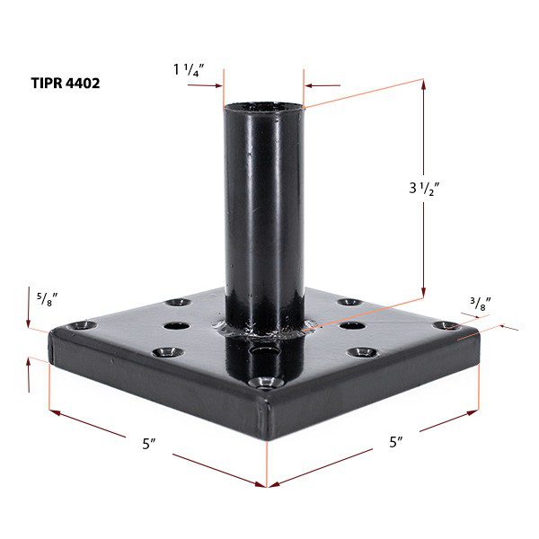 TITAN Wood Post Anchor Kit