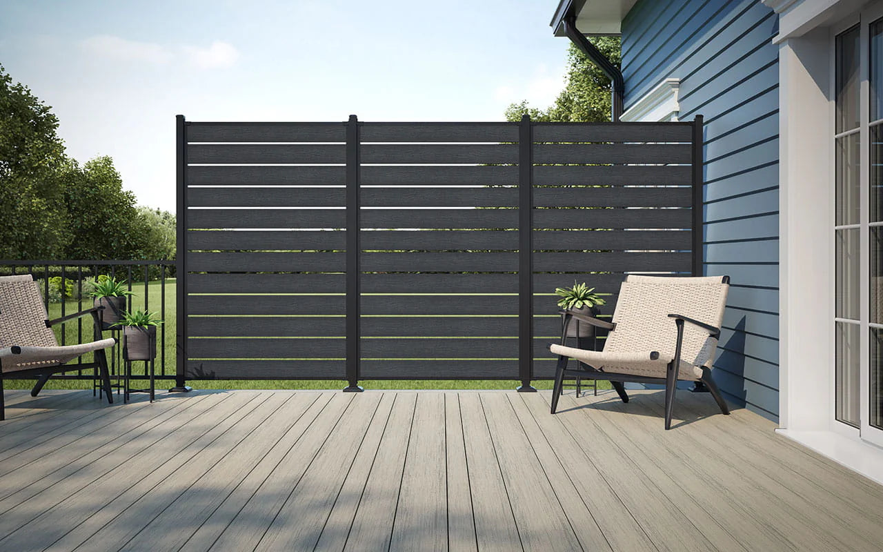 Slat Privacy Screen Infill by Deckorators