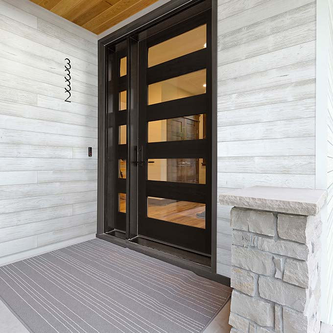 Edge thermal wood siding