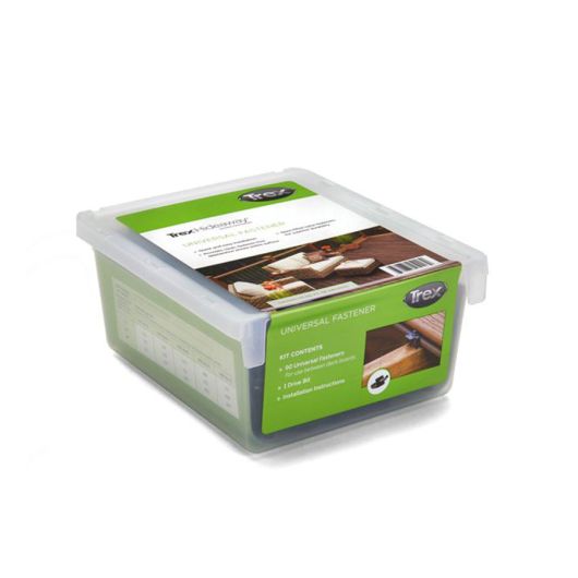 TREX Hideaway Universal Hidden Clip & Screw Fastening System