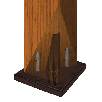 TITAN Wood Post Anchor Kit