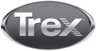 A close up of the Trex Platinum Logo