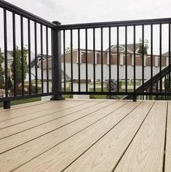 TimberTech Impression Rail Express Classic Top Rail PVC Railing TimberTech - AZEK 6 ft Black  