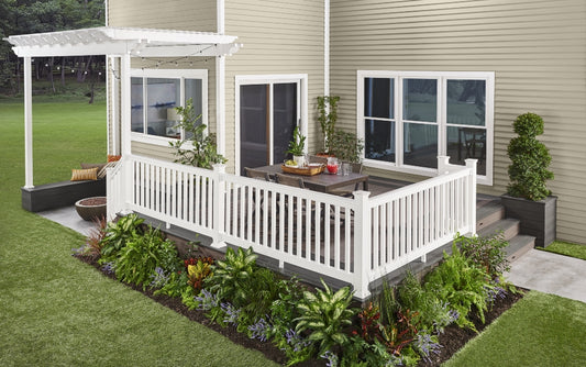 Wolf Rail - Traditional Level Rail Kit - Vinyl with Single Aluminum Channel