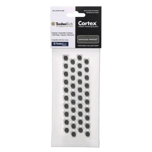 FastenMaster® Cortex Collated Replacement Plugs for TimberTech AZEK Decking - 40 Count
