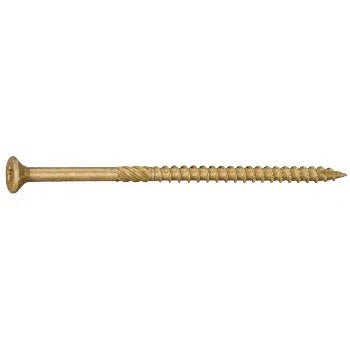 SaberDrive Deck Screws #10 x 4" Tan 1lb Box (50748) Hardware SaberDrive   