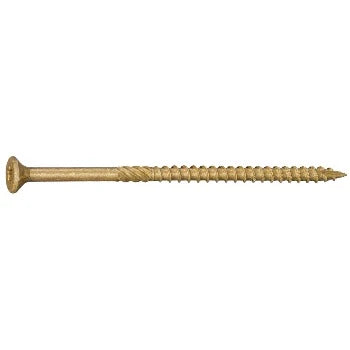 SaberDrive Deck Screws #10 x 4" Tan  5lb Box (50757) Hardware SaberDrive   