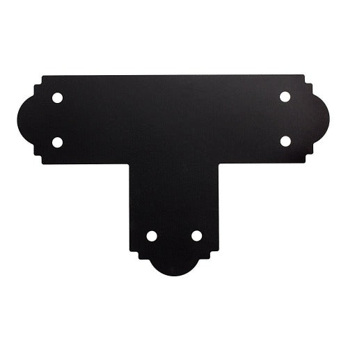 Simpson Strong-Tie APVT6 Outdoor Accents 6X6 Black T Strap Hardware Simpson Strong Tie   