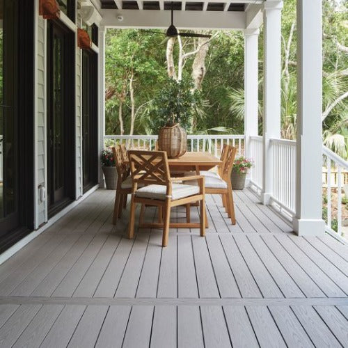 TimberTech Harvest Collection Advanced PVC Decking Board by AZEK Slate Gray Sample