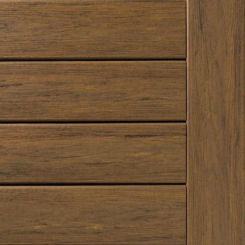 TimberTech Reserve Collection Composite Decking Board by AZEK Antique Leather Sample