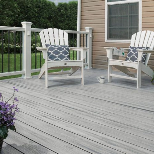 Trex Enhance® Naturals™ Composite Deck Board Foggy Wharf Samples