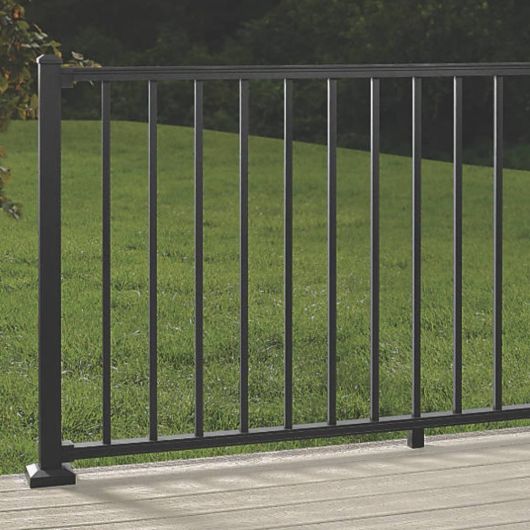 Trex Signature® Aluminum Stair Rail Kit with Square Balusters Aluminum Railing Trex   